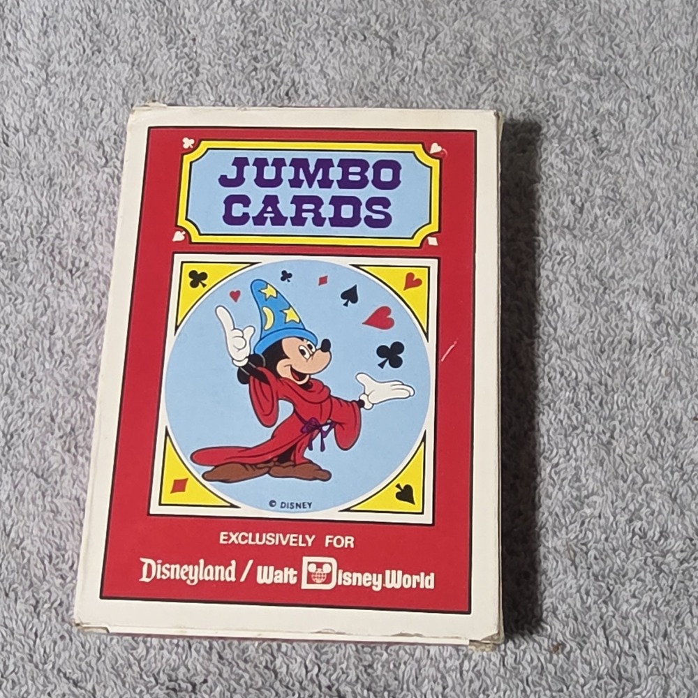 Disney Jumbo Mickey Mouse Playing Cards